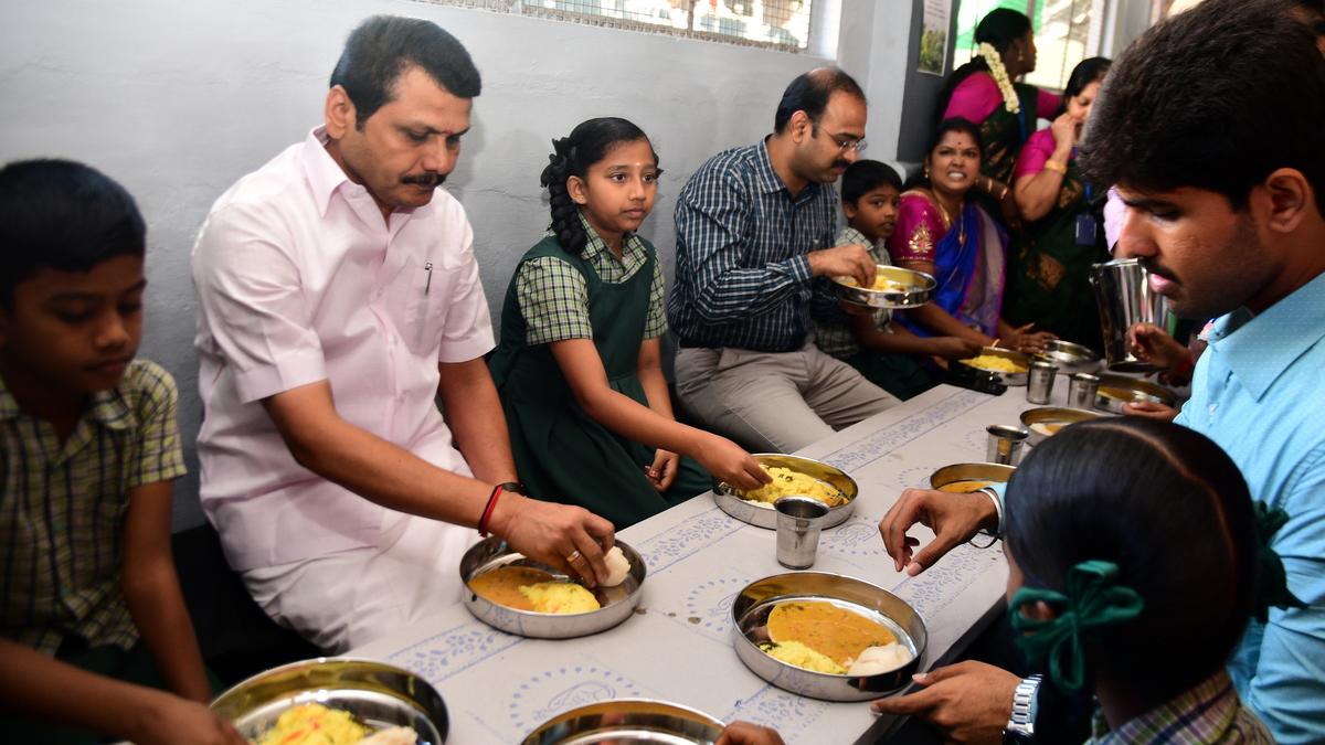 CM’s Breakfast Scheme launched in Coimbatore, Tiruppur The Hindu